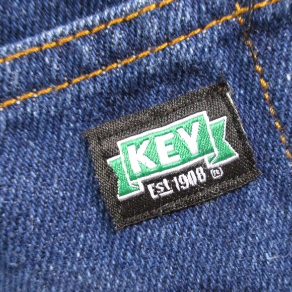 Key Apparel Jeans Men's 38x30 Dark Wash Straight Leg Flannel Lined Denim - Picture 6 of 8